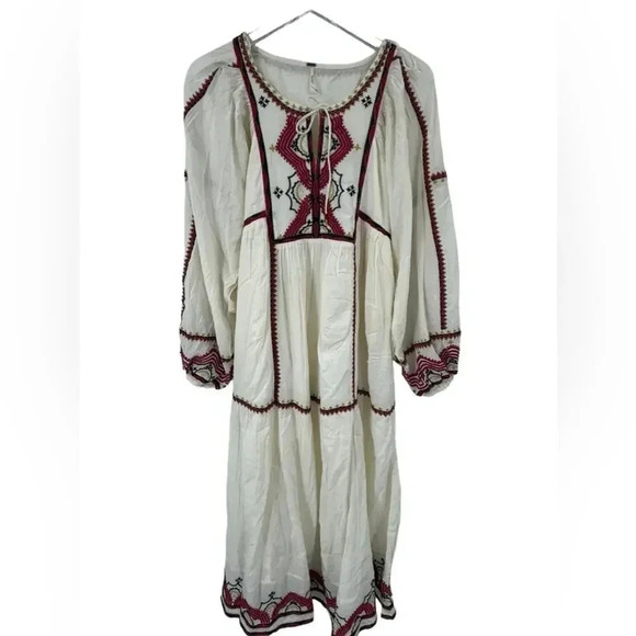 NEW Free People Sweet Escape Long Sleeve Maxi Dress XS B2074 - Picture 5 of 8